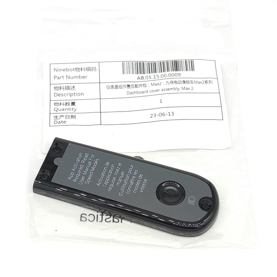 Segway Ninebot Max G2 Original Dashboard Cover